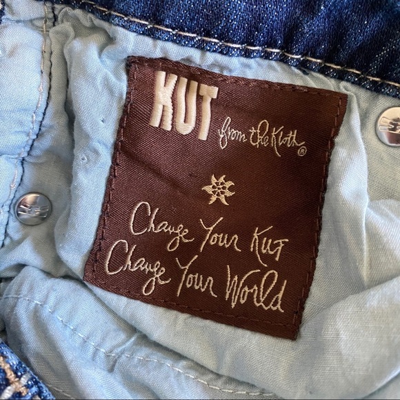 Kut From The Kloth Bootcut Denim Jeans Sz 2 Short - Picture 9 of 9